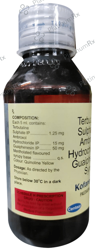 Kofarest PD 15/50/1.25mg Syrup 100ml