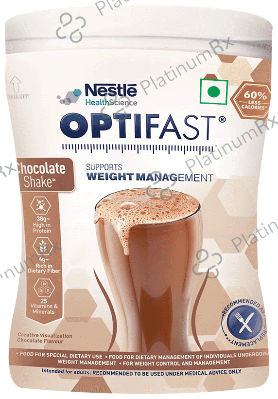 Nestle Optifast with Protein, Fibre, Vitamins & Minerals for Weight Management - Flavour Chocolate