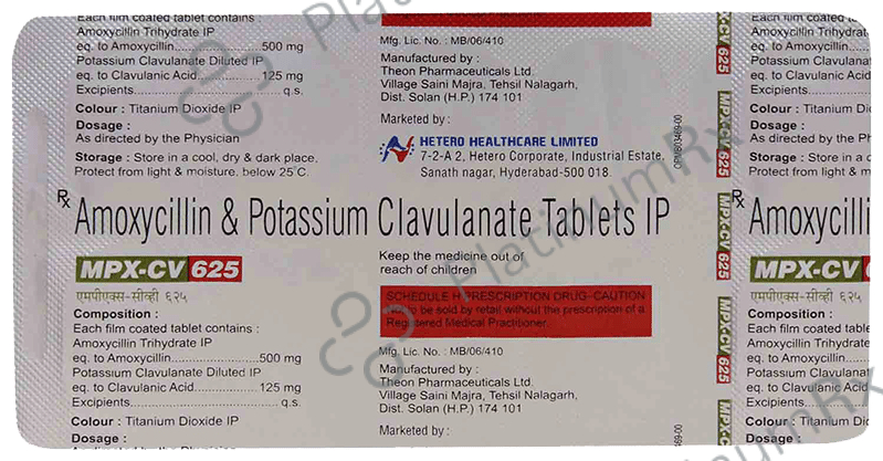 Mpx-CV 625 Tablet