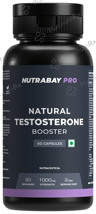 Nutrabay Pro Natural Testosterone Booster Capsule