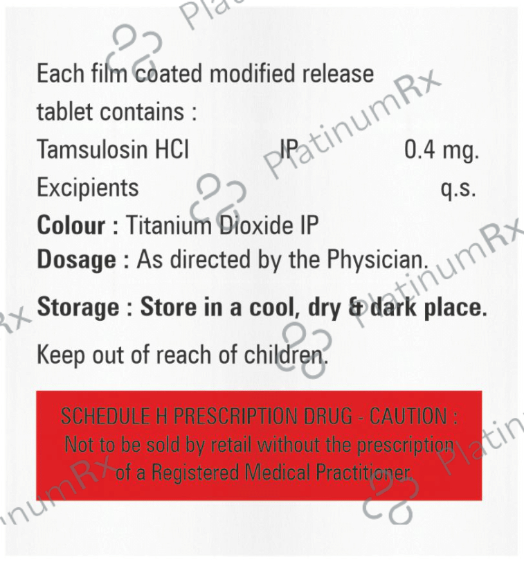 Tamsuvil 0.4mg Tablet MR