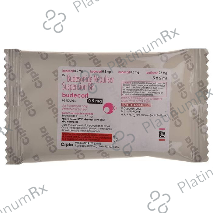 Budecort 0.5mg 2ml Respule 5s