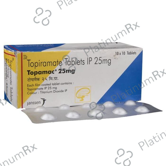 Topamac 25mg Tablet 10s