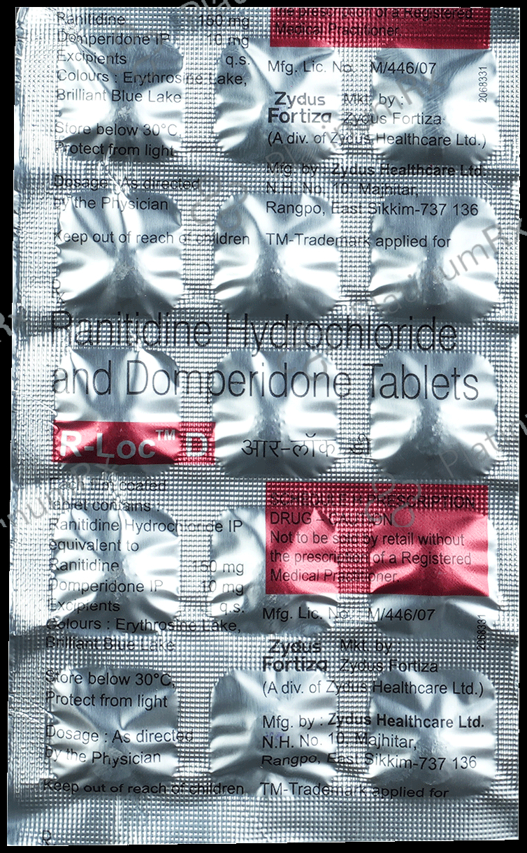 R-Loc D 10mg/150mg Tablet