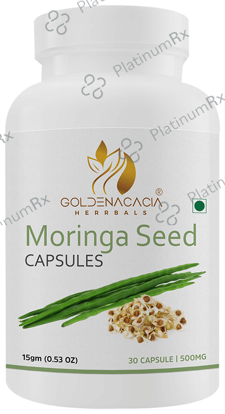 Goldenacacia Herrbals Moringa Seed 500mg Capsule 30 capsules