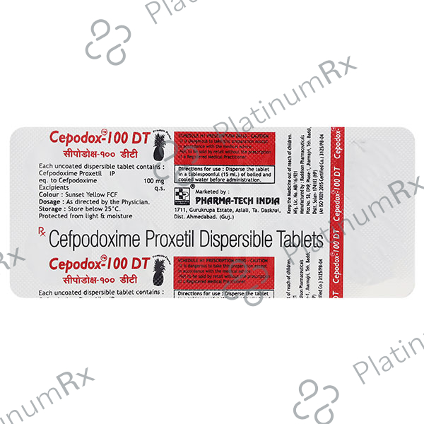 Cepodox 100mg Tablet 10s