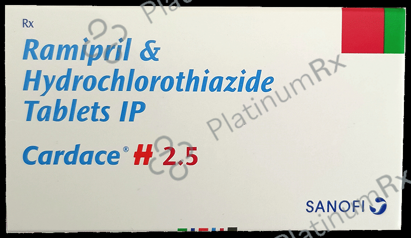 Cardace H 12.5/2.5 Tablet 15s