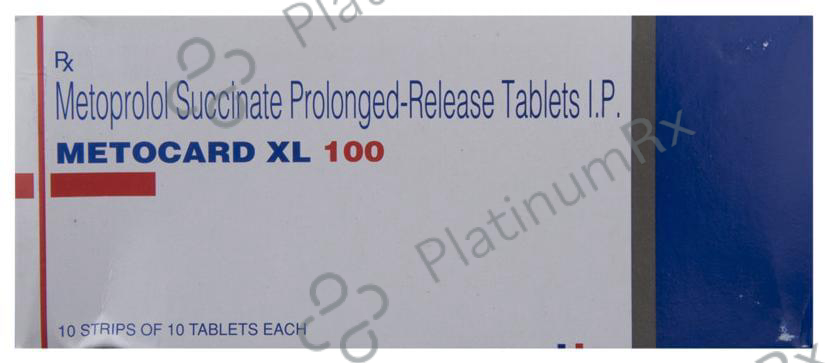 Metocard XL 100mg Tablet PR 10s