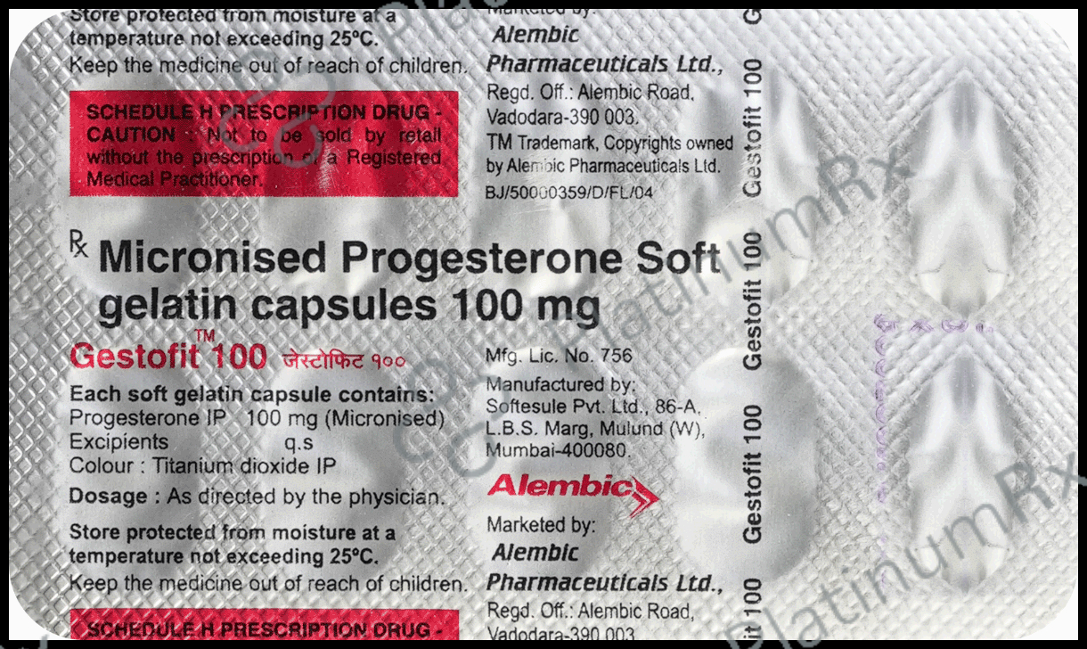 Gestofit 100mg Soft Gelatin Capsule 10s