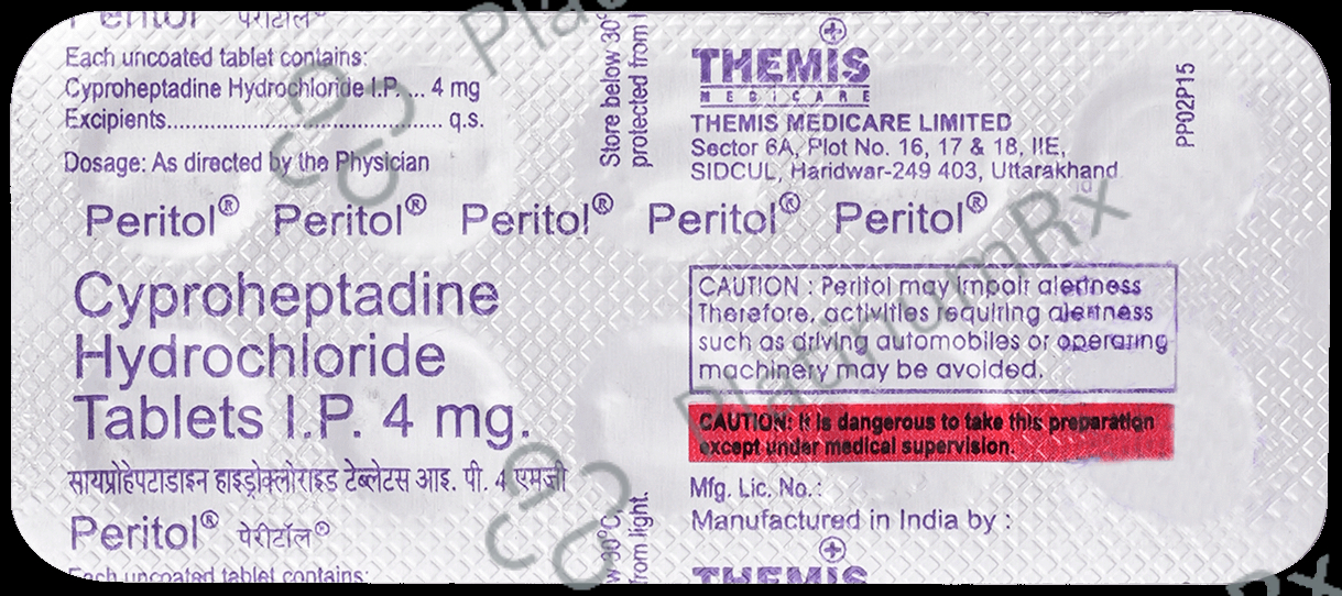 Peritol 4mg Tablet
