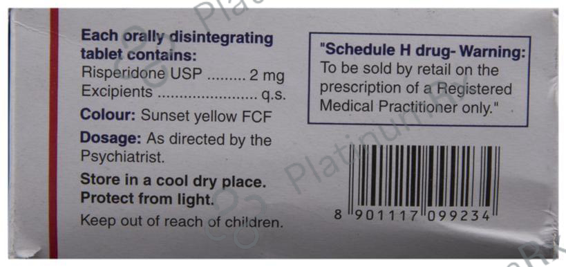 Risnia MD 2mg Tablet 10s