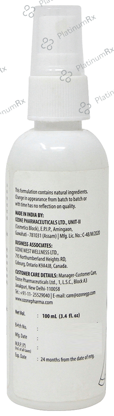 Ozone Herbals Jasmine Toner