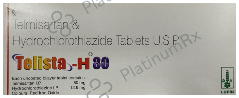 Telista H 80 12.5/80mg Tablet 15s