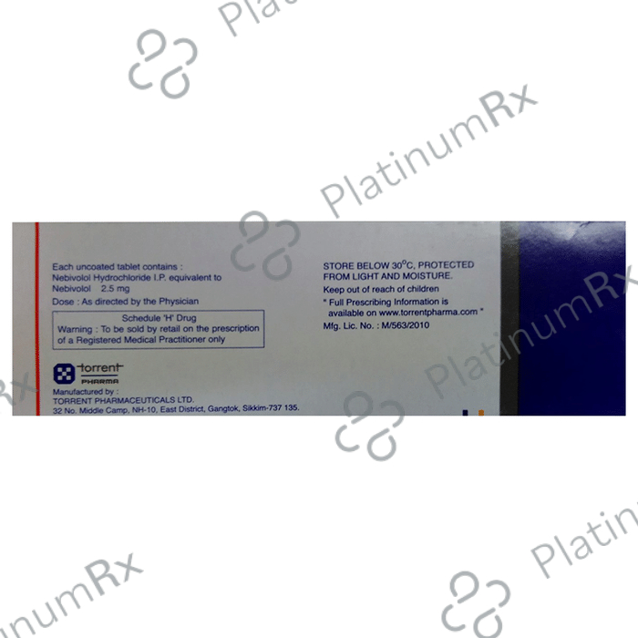 Nebicard 2.5mg Tablet 15s