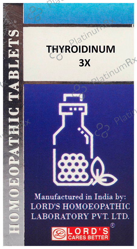Lord's Thyroidinum Trituration Tablet 3X