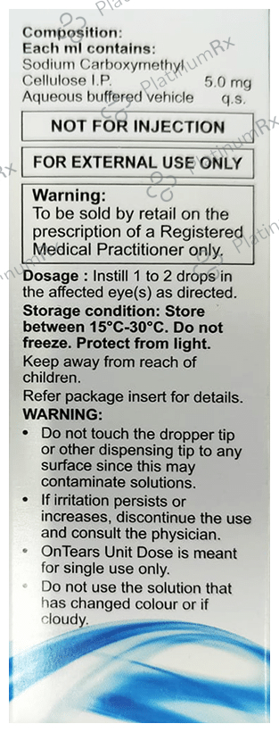 Ontears Unit dose Eye Drop (0.4ml Each)