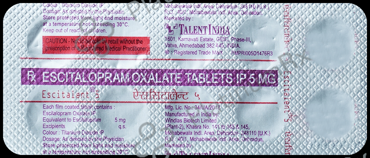 Escitalent 5 Tablet