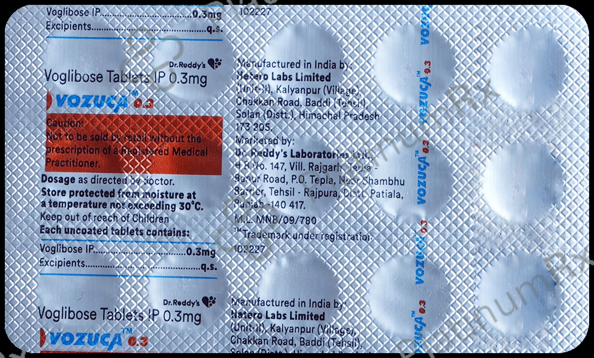 Vozuca 0.3mg Tablet 15s