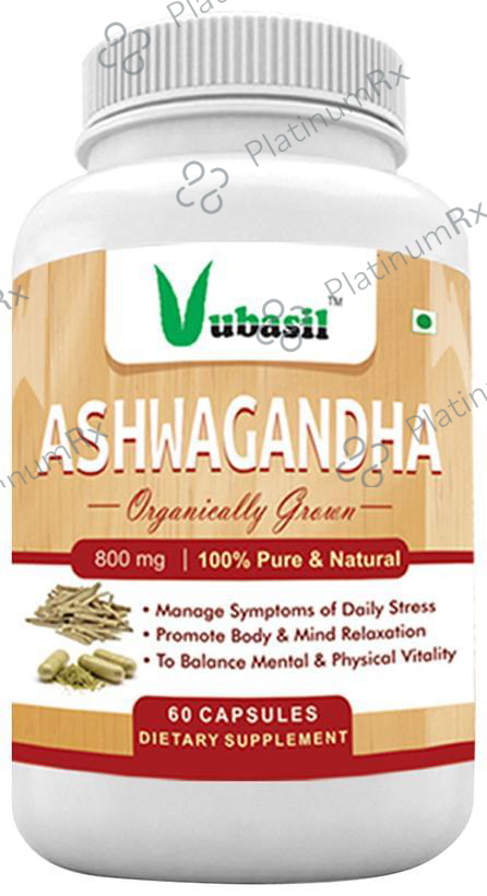Vubasil Ashwagandha 800mg Capsule