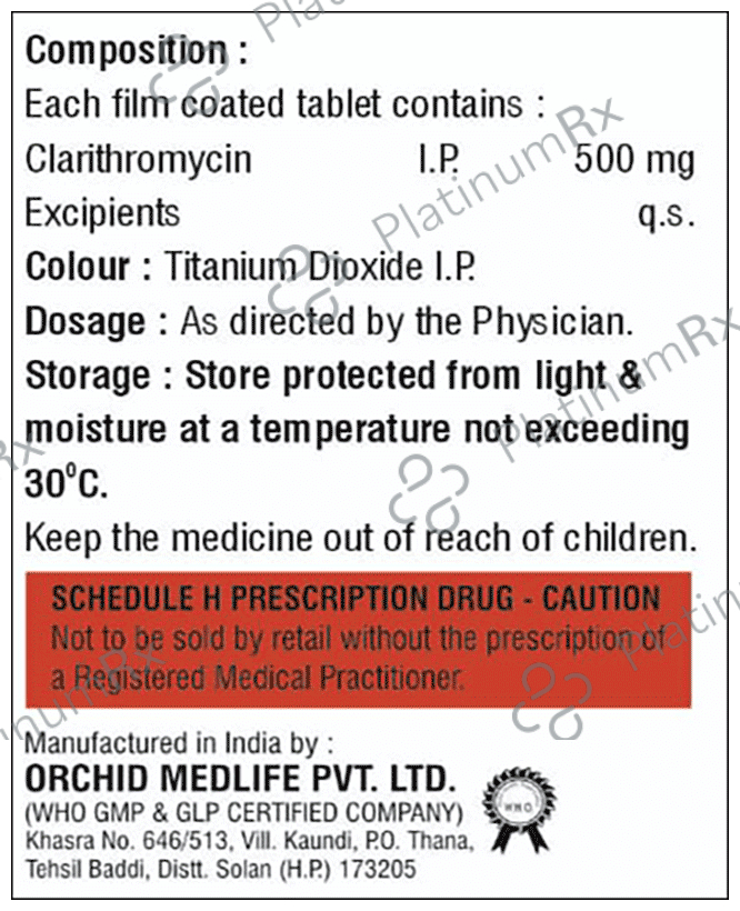 Clarvon 500 Tablet
