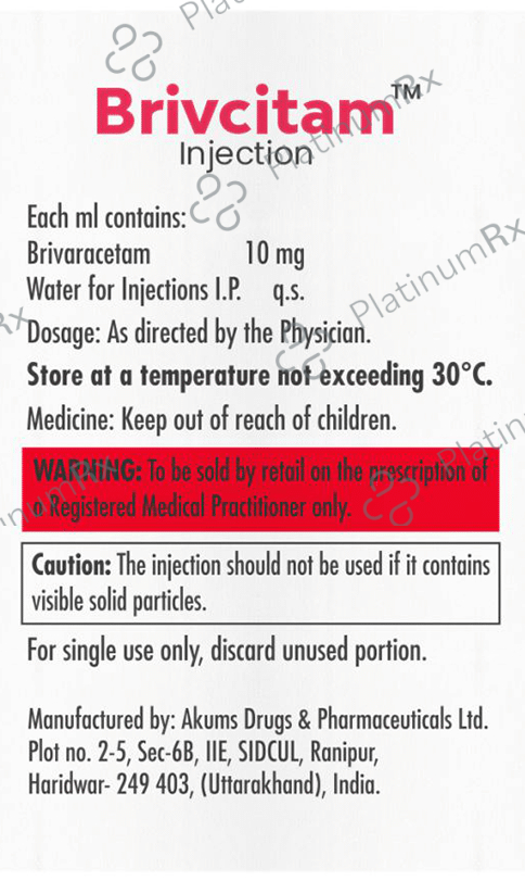 Brivcitam Injection
