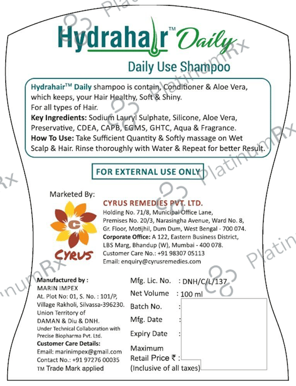 Hydrahair KT Lotion