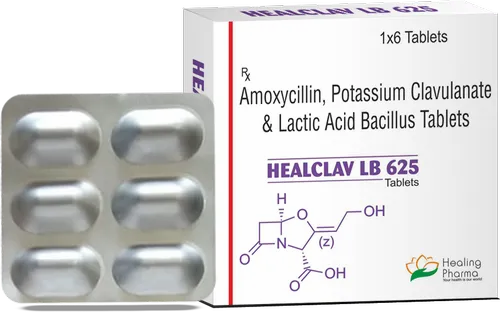 Healclav LB 625mg Tab 6s