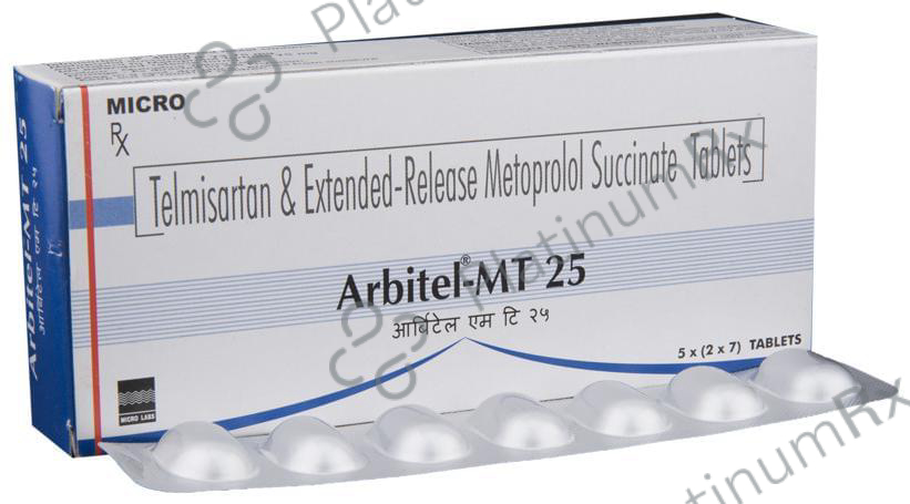 Arbitel MT 25 23.75/40mg Tablet ER 7s