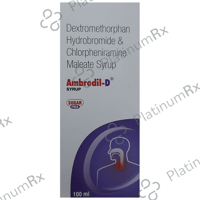 Ambrodil D 2/10mg Sugar Fre Syrup 100ml