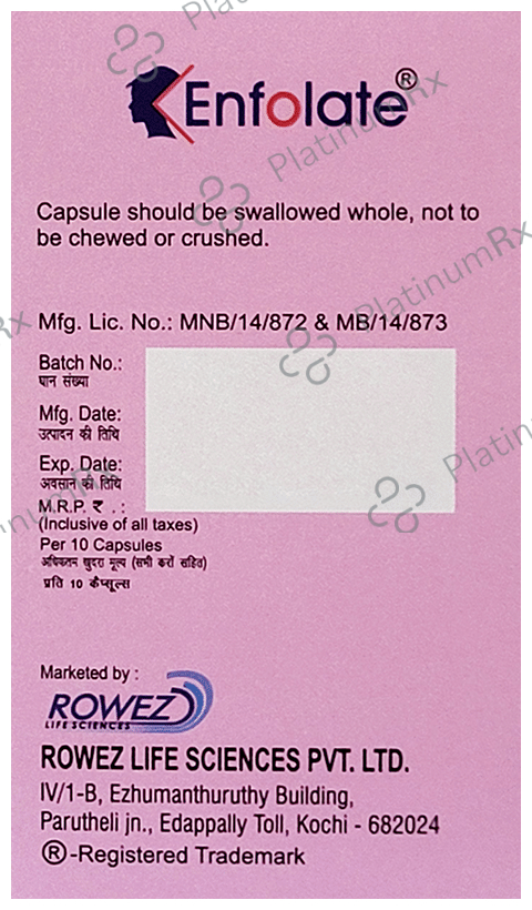 Enfolate Softgel Capsule