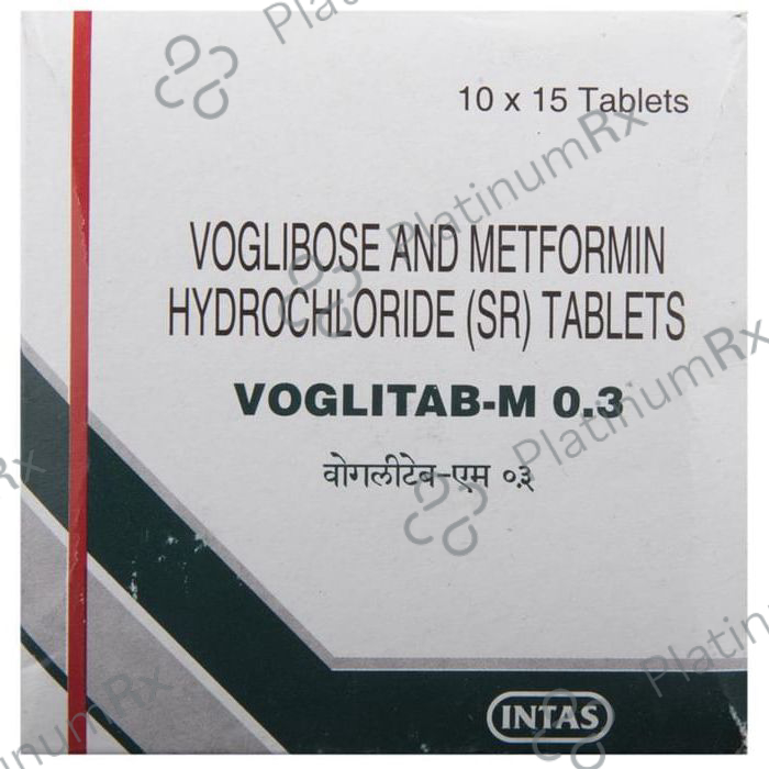 Voglitab M SR 500/0.3mg Tablet 15s