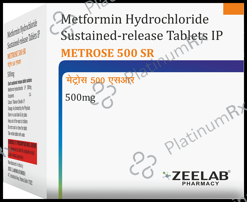 Metrose 500mg Tablet SR 10 Tablet SR