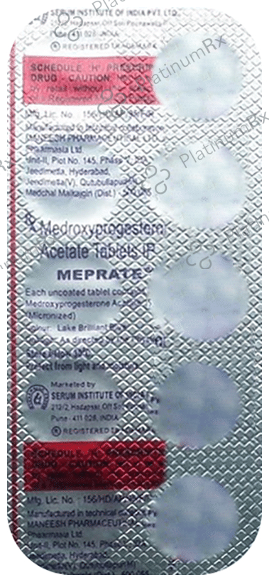 Meprate 10mg Tablet 10s
