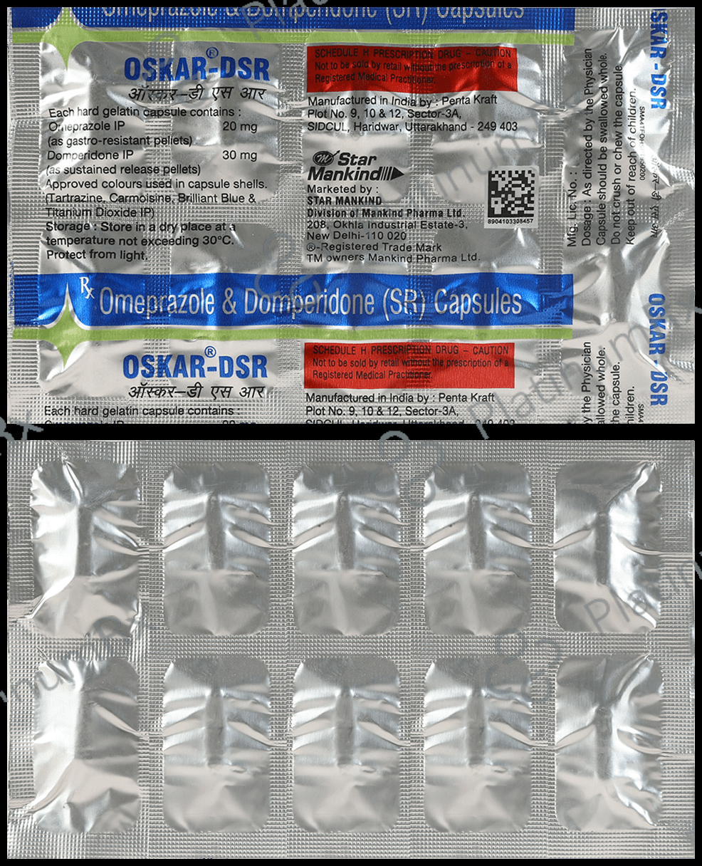 Oskar DSR 30 mg/20 mg Capsule 10s