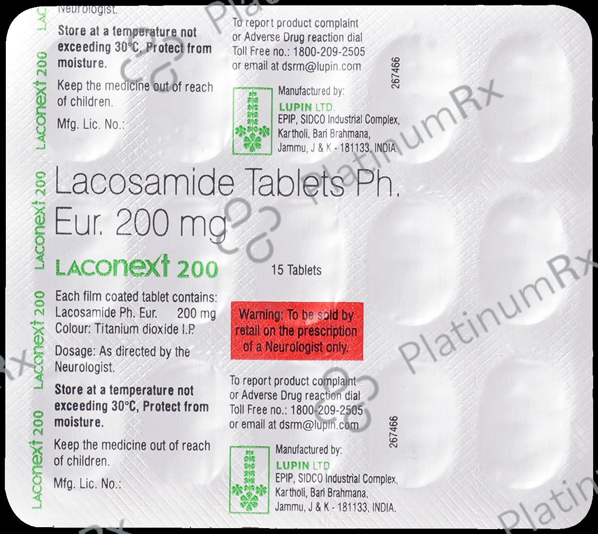 Laconext 200 Tablet 15 Tablet