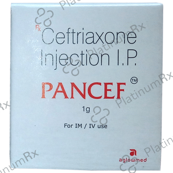 Pancef 1g Injection