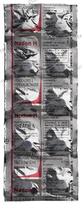 Nodon H 12.5/5mg Tablet 10s