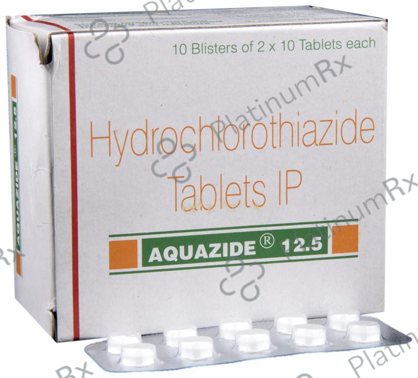 Aquazide 12.5mg Tablet 10s