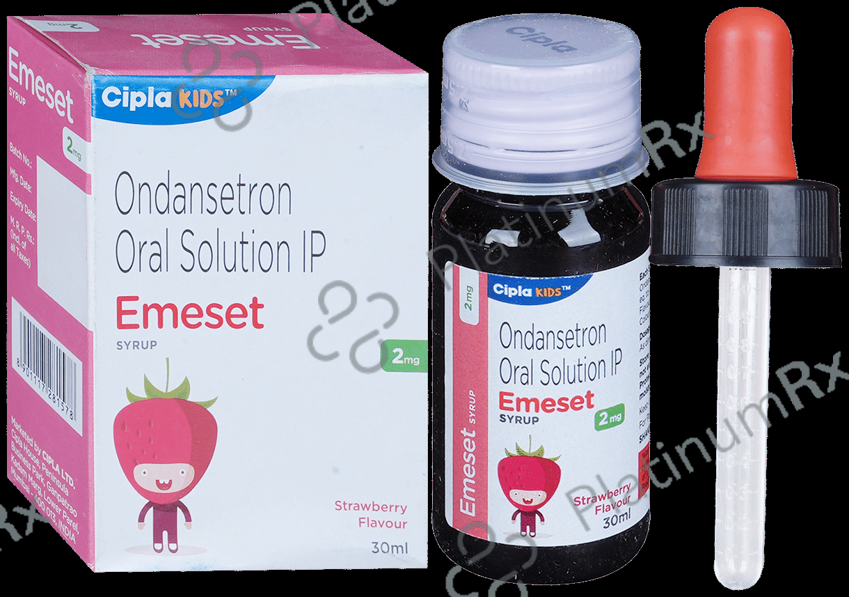 Emeset 2mg Syrup Strawberry 30ml