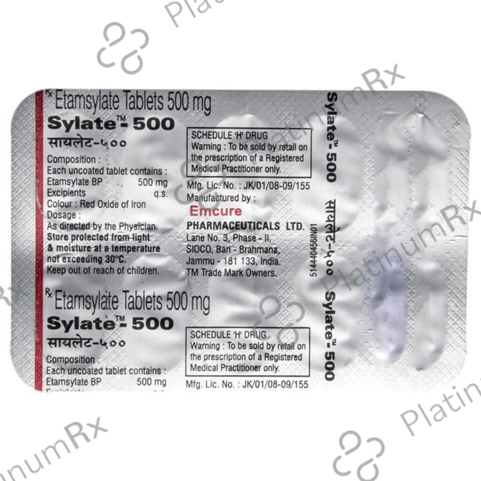 Sylate 500mg Tablet 10s