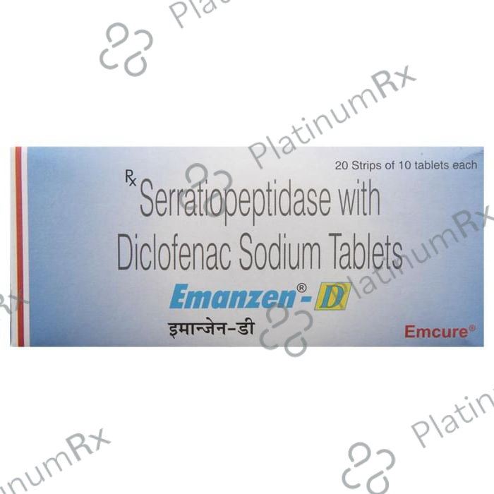Emanzen D 50/10mg Tablet 10s