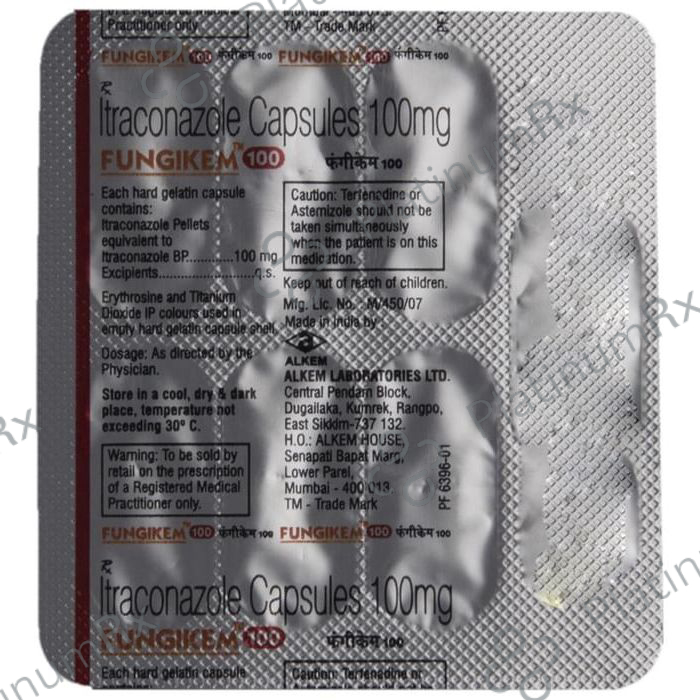 Fungikem 100mg Capsule 10s