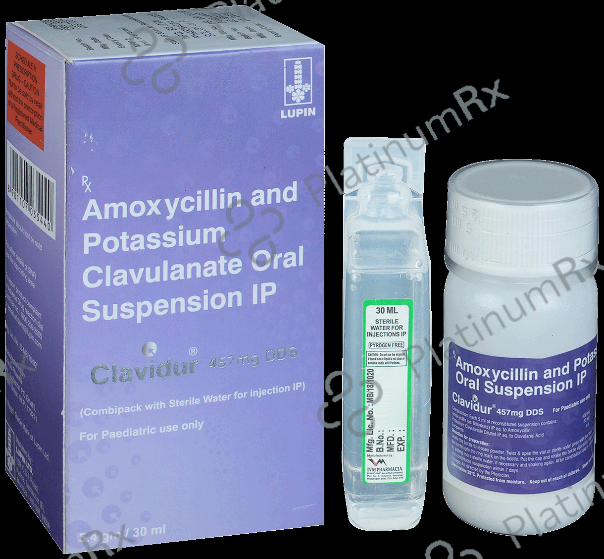 Clavidur 457mg DDS Oral Suspension
