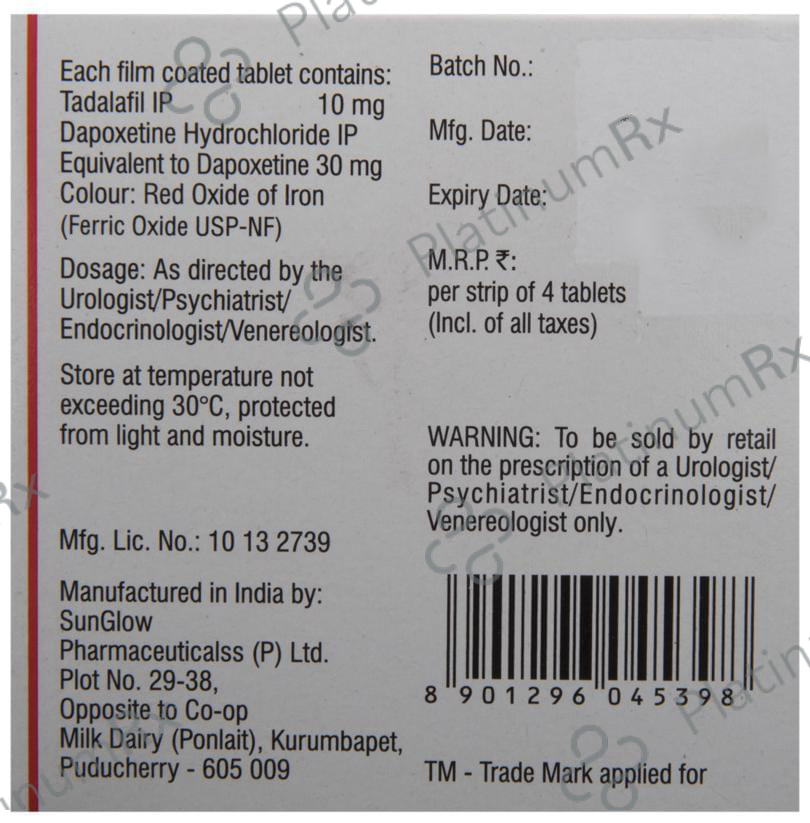 Duraplus 40mg Tablet 4s