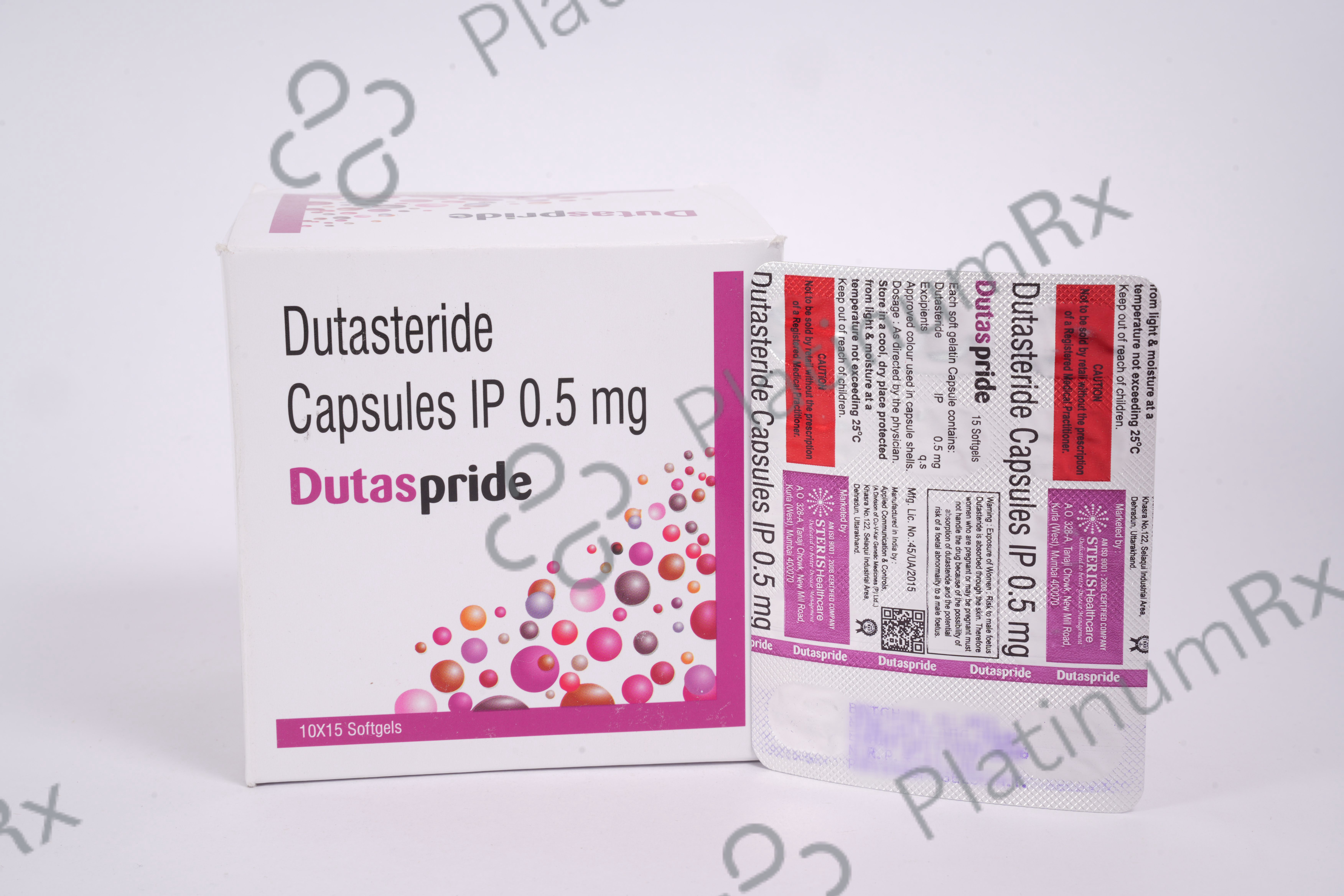 Dutaspride 0.5mg Capsule 15s