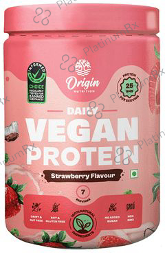 Origin Nutrition Vegan Plant Protein Powder Strawberry
