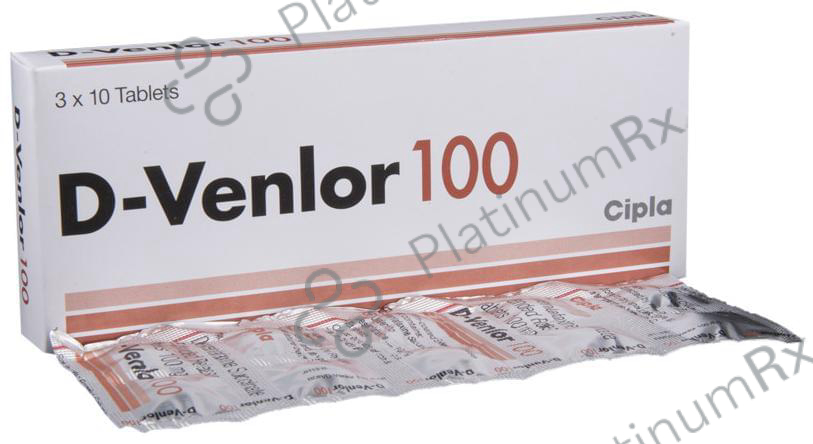 D Venlor 100mg Tablet ER 10s