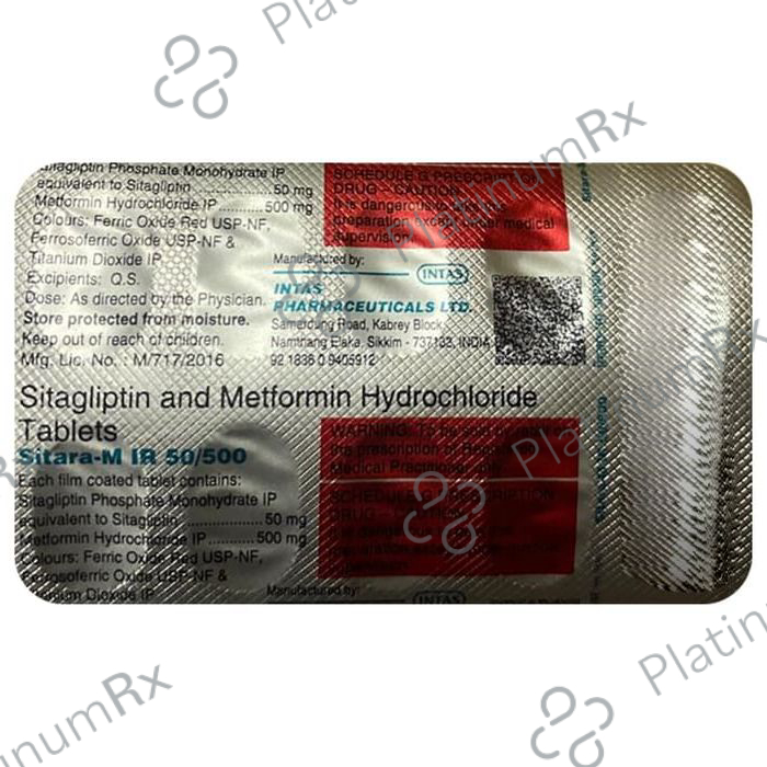 Sitara-M IR 50/500 Tablet