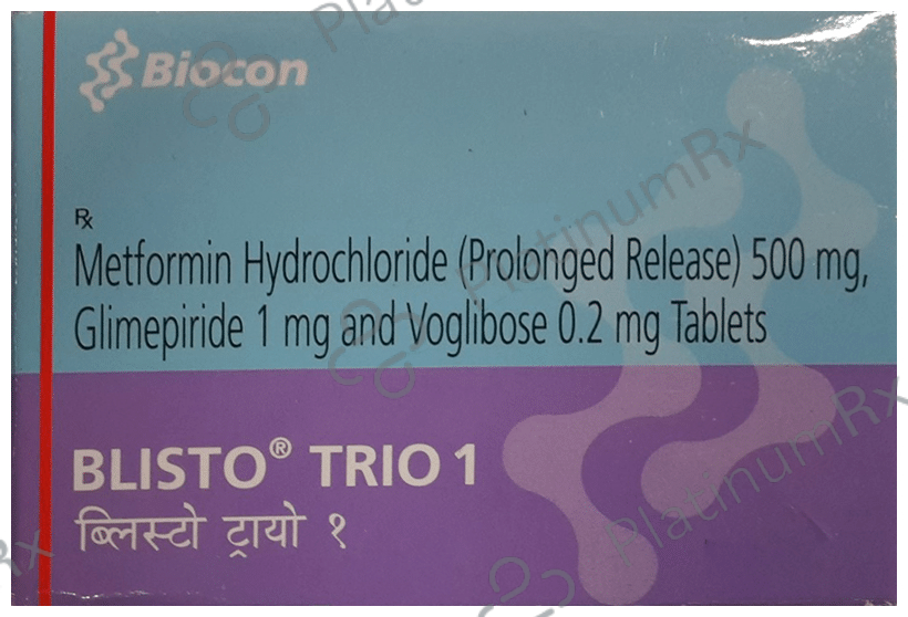 Blisto Trio 1/500/0.2mg Tablet PR 10s