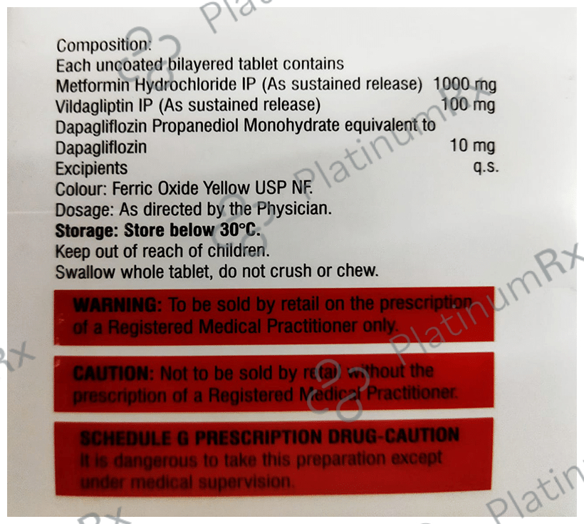 Zomelis DM Forte Tablet SR 10s